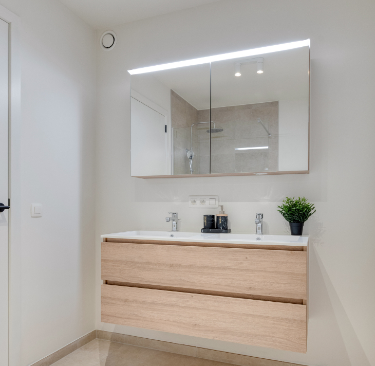 Moderne interieur afwerking Postiljon appartement met hoge kwaliteit materialen